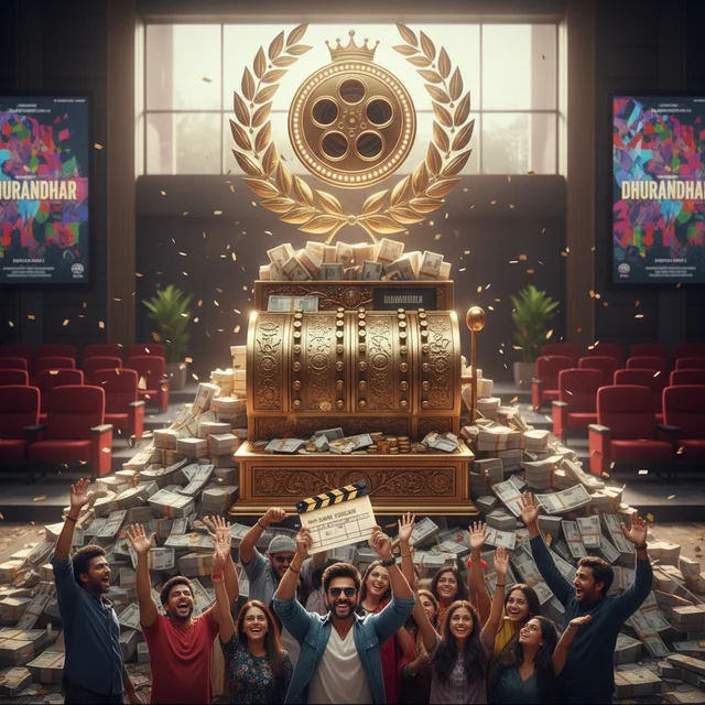 Cinema theater with movie audience