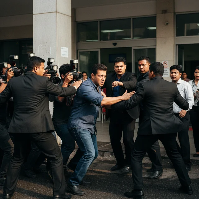 Salman Khan Loses Cool at Hospital: Photographers Viral Video